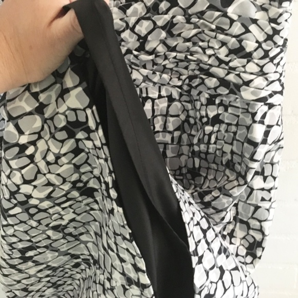 Anthropologie X Adrianna Papell Mini Dress Animal print Babydoll Mobwife 14 - Picture 10 of 12